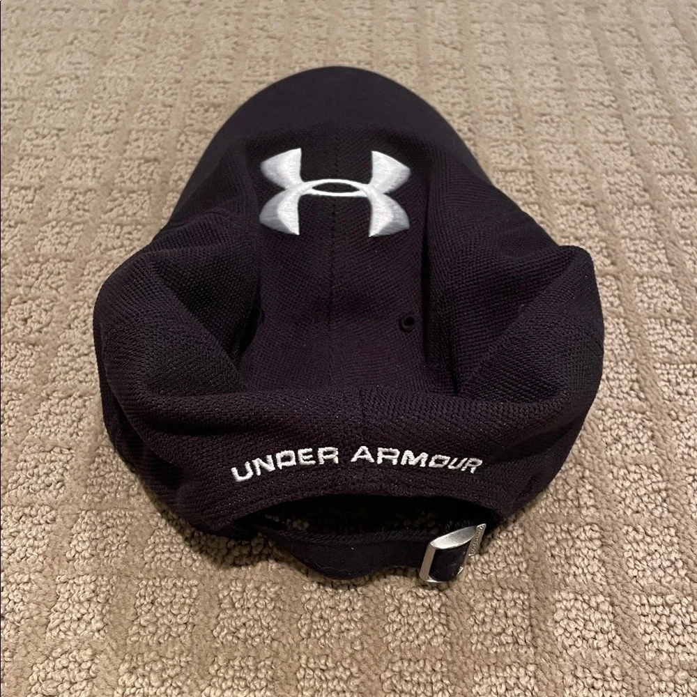 Under Armour Black Cap with White Logo